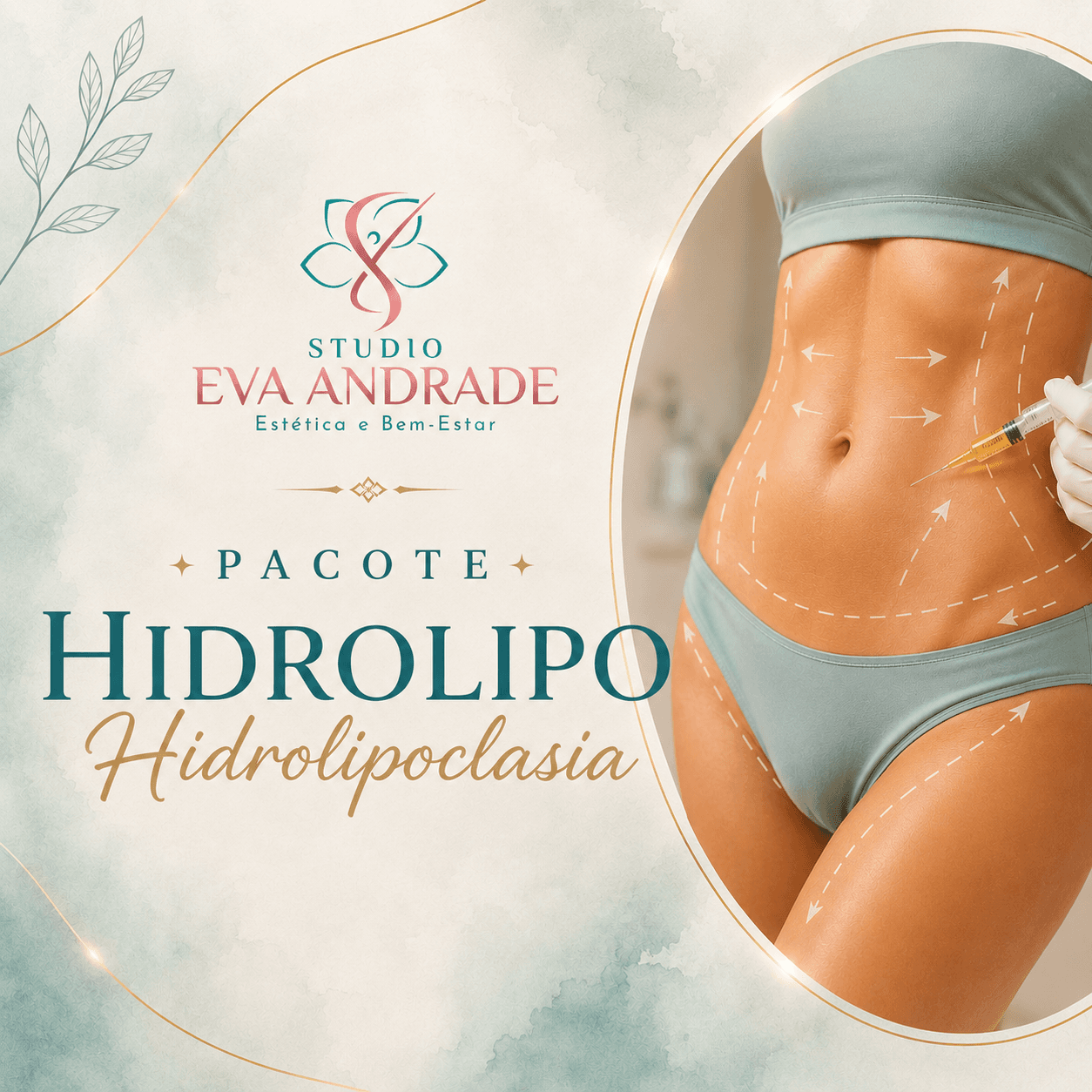 Tratamento corporal premium no Studio Eva Andrade
