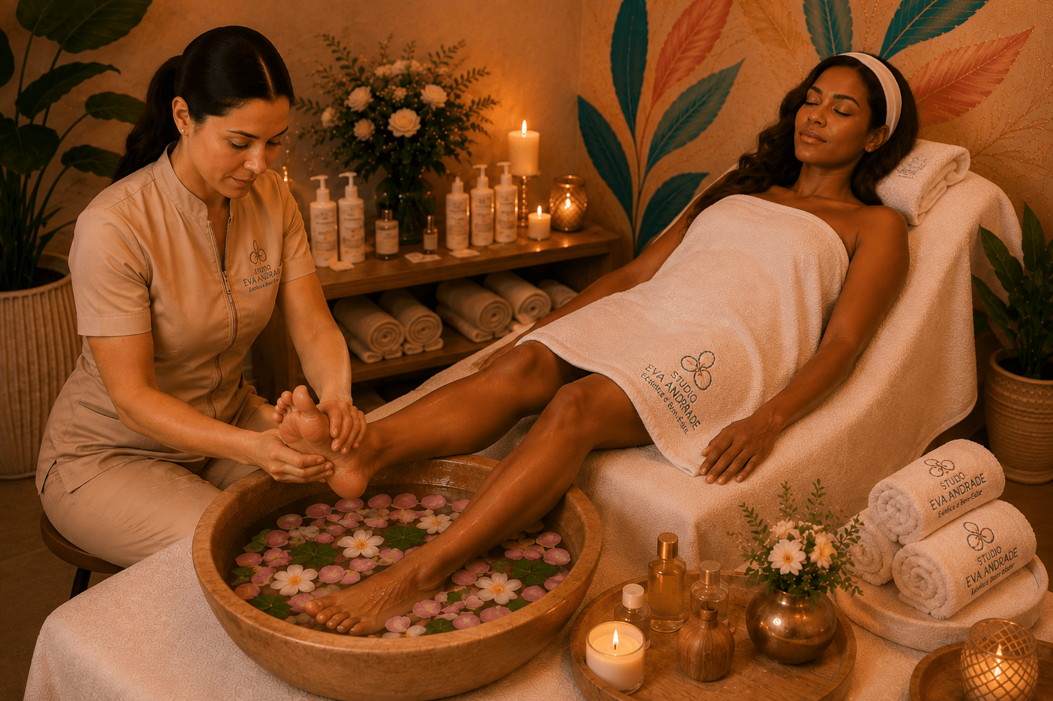 Experiência de SPA dos Pés no Studio Eva Andrade