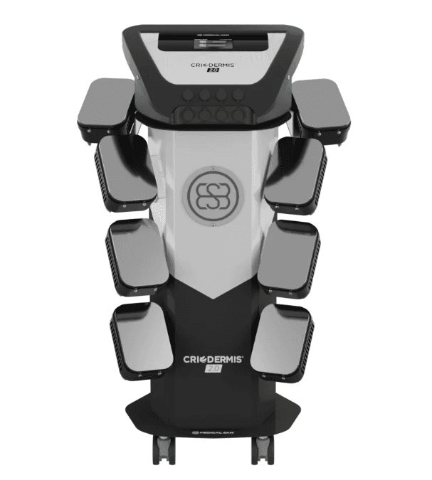 Equipamento Criodermis 2.0 utilizado para criolipólise de placas